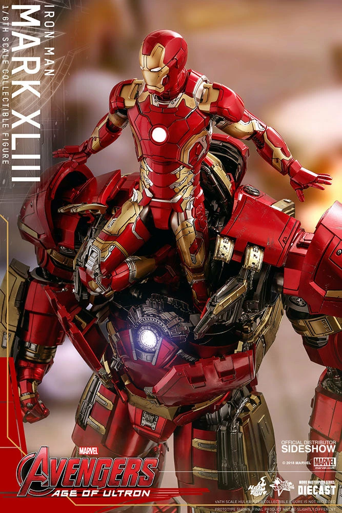 Maybang's Collectibles Hot Toys Marvel Avengers Age Of Ultron Iron Man Mark XLIII Diecast 1/6 Scale Collectible Figure 3 Maybang's Collectibles Hot Toys Marvel Avengers Age Of Ultron Iron Man Mark XLIII Diecast 1/6 Scale Collectible Figure