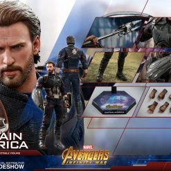 Vendor-unknown Hot Toys Marvel Avengers Infinity War Captain America 1/6 Scale Figure