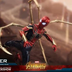 Vendor-unknown Hot Toys Marvel Avengers Infinity War Spider-Man Iron Spider Suit 1/6 Scale 12