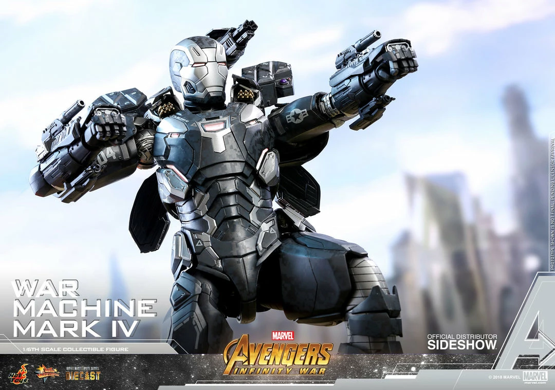 Maybang's Collectibles Hot Toys Marvel Avengers Infinity War War Machine Mark IV Diecast 1/6 Scale Action Figure 14 Maybang's Collectibles Hot Toys Marvel Avengers Infinity War War Machine Mark IV Diecast 1/6 Scale Action Figure
