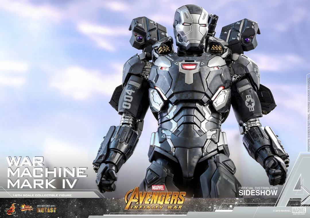 Maybang's Collectibles Hot Toys Marvel Avengers Infinity War War Machine Mark IV Diecast 1/6 Scale Action Figure 17 Maybang's Collectibles Hot Toys Marvel Avengers Infinity War War Machine Mark IV Diecast 1/6 Scale Action Figure