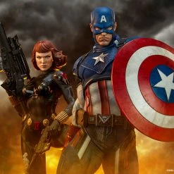 Vendor-unknown Sideshow Marvel Comics Captain America Premium Format Figure Statue