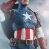 Maybang's Collectibles Sideshow Collectibles Sideshow Marvel Comics Captain America 1/6 Scale 12" Action Figure