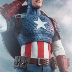 Maybang's Collectibles Sideshow Collectibles Sideshow Marvel Comics Captain America 1/6 Scale 12" Action Figure