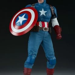 Maybang's Collectibles Sideshow Collectibles Sideshow Marvel Comics Captain America 1/6 Scale 12