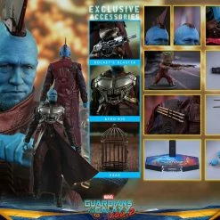 Vendor-unknown Hot Toys Marvel Guardians Of The Galaxy Vol. 2 Yondu (Dexlue Verion) 1/6 Scale 12