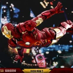Vendor-unknown Hot Toys Marvel Iron Man 2 Iron Man Mark IV Diecast Figure With Suit-up Gantry 1/6 Scale Figure Set