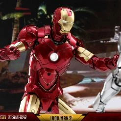 Vendor-unknown Hot Toys Marvel Iron Man 2 Iron Man Mark IV Diecast Figure With Suit-up Gantry 1/6 Scale Figure Set