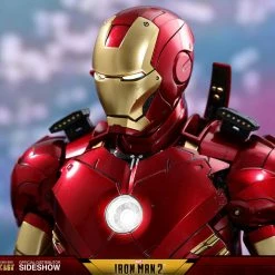 Vendor-unknown Hot Toys Marvel Iron Man 2 Iron Man Mark IV Diecast Figure With Suit-up Gantry 1/6 Scale Figure Set