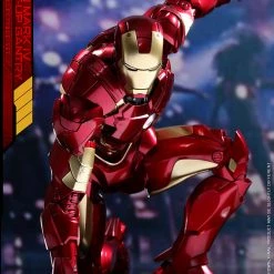 Vendor-unknown Hot Toys Marvel Iron Man 2 Iron Man Mark IV Diecast Figure With Suit-up Gantry 1/6 Scale Figure Set