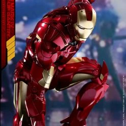 Vendor-unknown Hot Toys Marvel Iron Man 2 Iron Man Mark IV Diecast Figure With Suit-up Gantry 1/6 Scale Figure Set