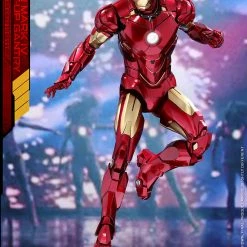 Vendor-unknown Hot Toys Marvel Iron Man 2 Iron Man Mark IV Diecast Figure With Suit-up Gantry 1/6 Scale Figure Set