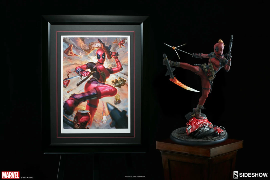 Vendor-unknown Sideshow Marvel Comics Lady Deadpool Premium Format Figure Statue 24 Vendor-unknown Sideshow Marvel Comics Lady Deadpool Premium Format Figure Statue