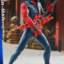 Maybang's Collectibles Hot Toys Marvel's Spider-Man VGM32 Spider-Man (Spider-Punk Suit) 1/6 Scale 12" Action Figure