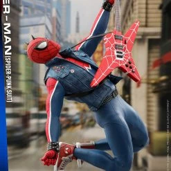 Maybang's Collectibles Hot Toys Marvel's Spider-Man VGM32 Spider-Man (Spider-Punk Suit) 1/6 Scale 12" Action Figure 25 Maybang's Collectibles Hot Toys Marvel's Spider-Man VGM32 Spider-Man (Spider-Punk Suit) 1/6 Scale 12