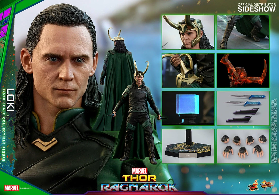 Vendor-unknown Hot Toys Marvel Thor: Ragnarok Loki 1/6 Scale 12" Action Figure 25 Vendor-unknown Hot Toys Marvel Thor: Ragnarok Loki 1/6 Scale 12" Action Figure