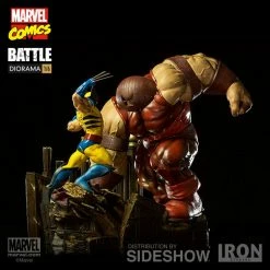 Vendor-unknown Iron Studios Marvel Comics X-Men Wolverine Vs Juggernaut 1/6 Scale Battle Diorama Statue