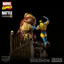 Vendor-unknown Iron Studios Marvel Comics X-Men Wolverine Vs Juggernaut 1/6 Scale Battle Diorama Statue