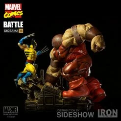 Vendor-unknown Iron Studios Marvel Comics X-Men Wolverine Vs Juggernaut 1/6 Scale Battle Diorama Statue