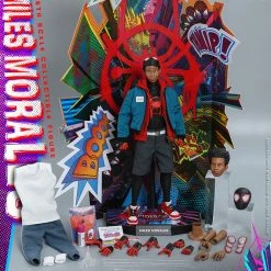 Maybang's Collectibles Hot Toys Marvel Comics Spider-Man: Into The Spider-Verse Miles Morales 1/6 Scale Collectible Figure