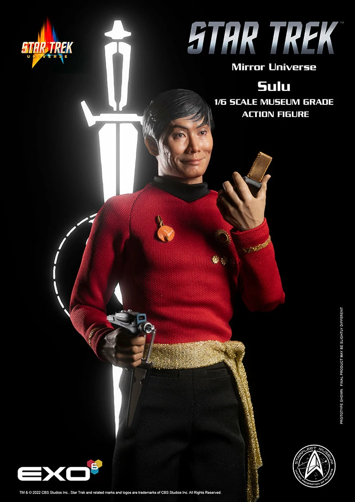 Maybang's Collectibles EXO-6 Star Trek: The Original Series Mirror Universe Hikaru Sulu 1/6 Scale 12" Collectible Figure Others 7 Maybang's Collectibles EXO-6 Star Trek: The Original Series Mirror Universe Hikaru Sulu 1/6 Scale 12" Collectible Figure Others