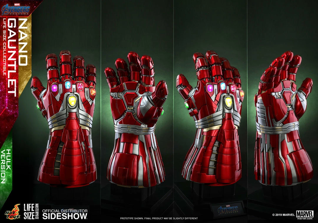 Maybang's Collectibles Hot Toys Marvel Comics Avengers Endgame Nano Gauntlet (Hulk Version) Life Size Movie Prop Replica 2 Maybang's Collectibles Hot Toys Marvel Comics Avengers Endgame Nano Gauntlet (Hulk Version) Life Size Movie Prop Replica
