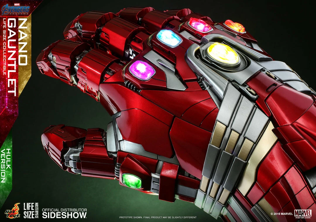 Maybang's Collectibles Hot Toys Marvel Comics Avengers Endgame Nano Gauntlet (Hulk Version) Life Size Movie Prop Replica 9 Maybang's Collectibles Hot Toys Marvel Comics Avengers Endgame Nano Gauntlet (Hulk Version) Life Size Movie Prop Replica