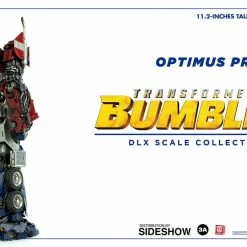 Maybang's Collectibles ThreeA Toys Transformers Bumblebee Movie Optimus Prime DLX Scale - Die-Cast Metal Collectible Figure ThreeA 3A
