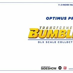 Maybang's Collectibles ThreeA Toys Transformers Bumblebee Movie Optimus Prime DLX Scale - Die-Cast Metal Collectible Figure ThreeA 3A