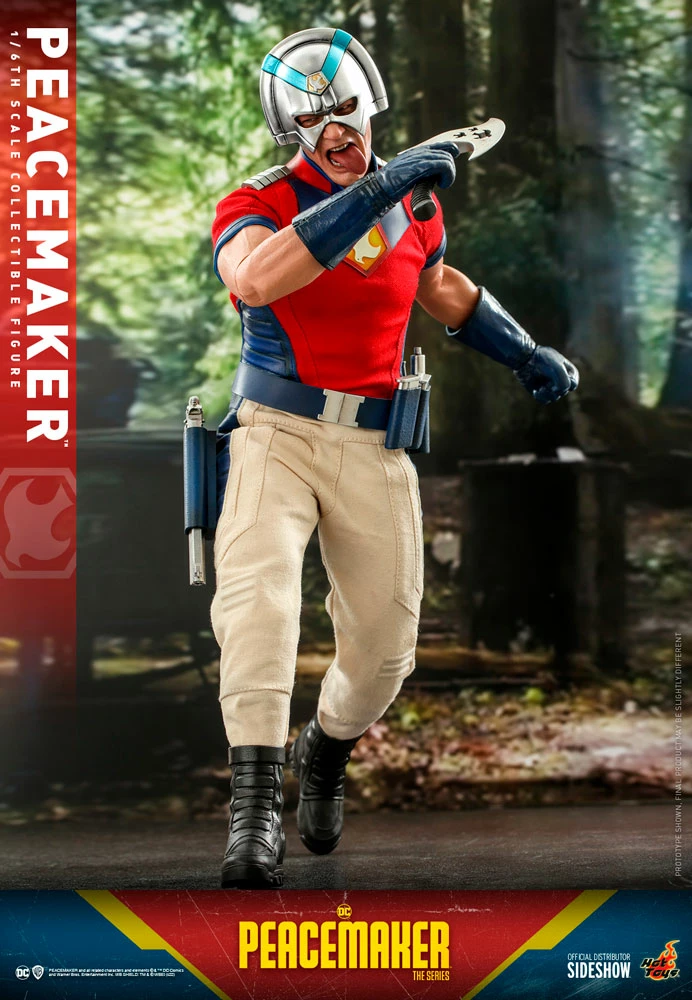 Maybang's Collectibles Hot Toys DC Comics Television Masterpiece Series - Peacemaker Peacemaker 1/6 Scale 12" Collectible Figure 3 Maybang's Collectibles Hot Toys DC Comics Television Masterpiece Series - Peacemaker Peacemaker 1/6 Scale 12" Collectible Figure