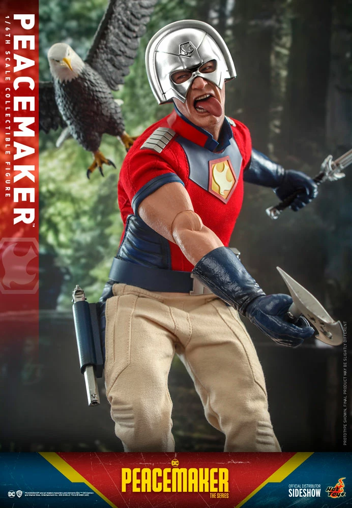Maybang's Collectibles Hot Toys DC Comics Television Masterpiece Series - Peacemaker Peacemaker 1/6 Scale 12" Collectible Figure 7 Maybang's Collectibles Hot Toys DC Comics Television Masterpiece Series - Peacemaker Peacemaker 1/6 Scale 12" Collectible Figure