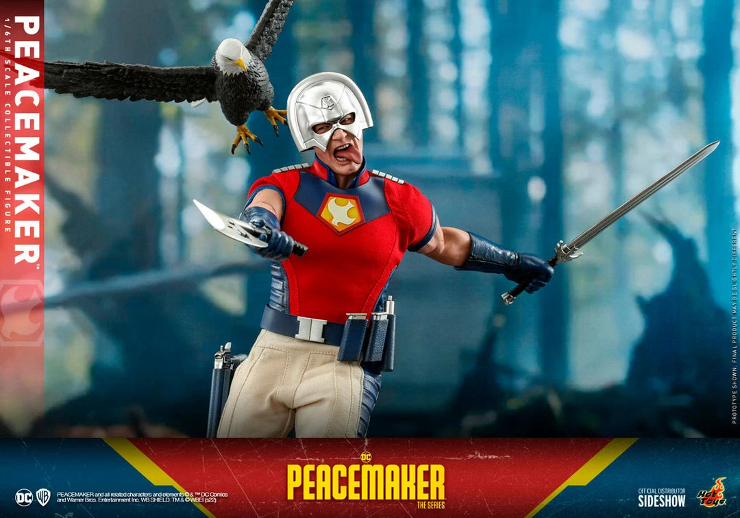 Maybang's Collectibles Hot Toys DC Comics Television Masterpiece Series - Peacemaker Peacemaker 1/6 Scale 12" Collectible Figure 10 Maybang's Collectibles Hot Toys DC Comics Television Masterpiece Series - Peacemaker Peacemaker 1/6 Scale 12" Collectible Figure