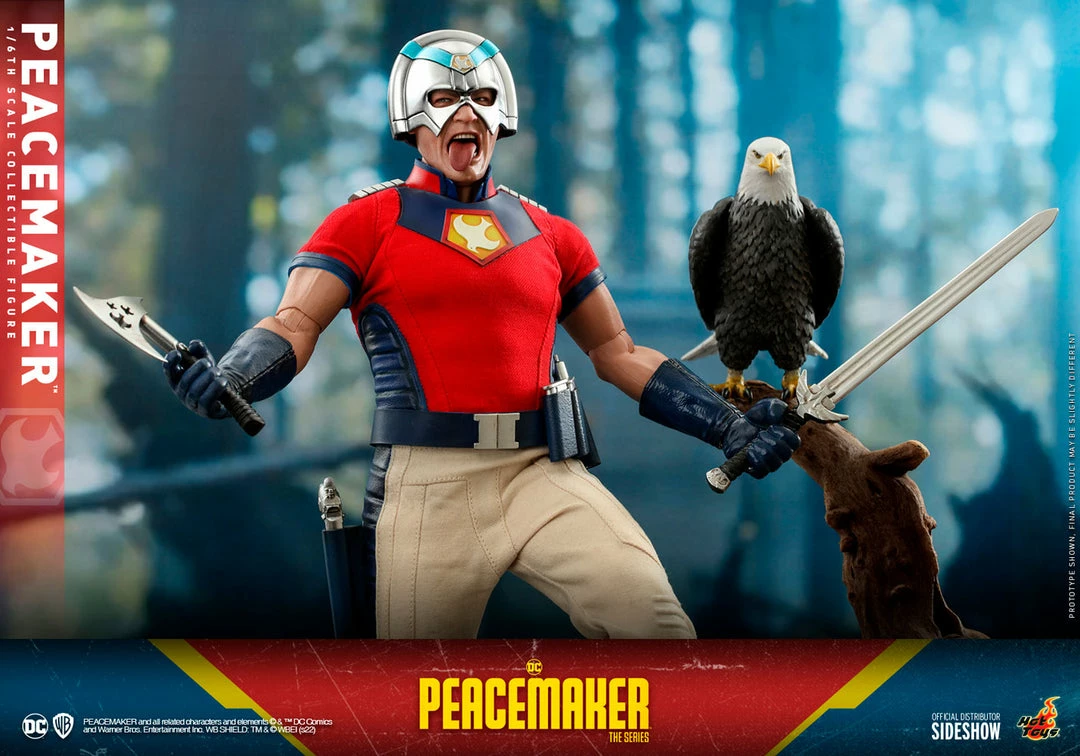 Maybang's Collectibles Hot Toys DC Comics Television Masterpiece Series - Peacemaker Peacemaker 1/6 Scale 12" Collectible Figure 11 Maybang's Collectibles Hot Toys DC Comics Television Masterpiece Series - Peacemaker Peacemaker 1/6 Scale 12" Collectible Figure