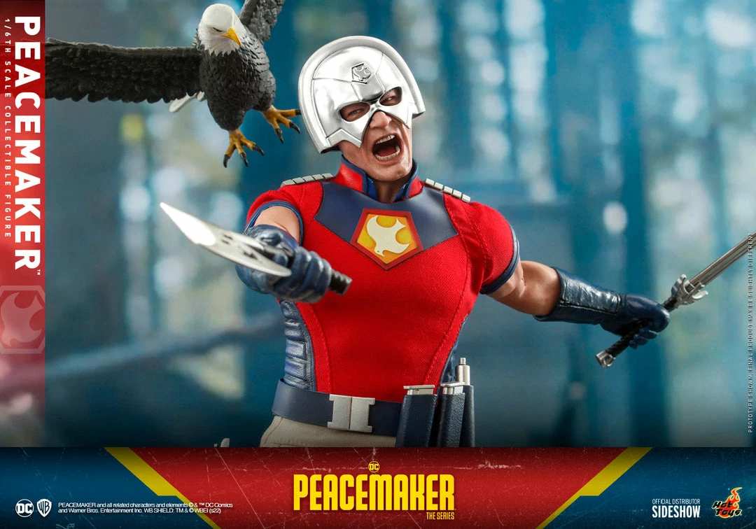 Maybang's Collectibles Hot Toys DC Comics Television Masterpiece Series - Peacemaker Peacemaker 1/6 Scale 12" Collectible Figure 12 Maybang's Collectibles Hot Toys DC Comics Television Masterpiece Series - Peacemaker Peacemaker 1/6 Scale 12" Collectible Figure