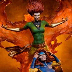 Maybang's Collectibles Sideshow Marvel Comics X-Men Phoenix And Jean Grey Maquette Statue Sideshow Collectibles