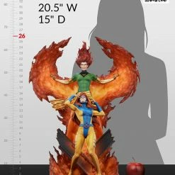 Maybang's Collectibles Sideshow Marvel Comics X-Men Phoenix And Jean Grey Maquette Statue Sideshow Collectibles
