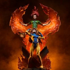 Maybang's Collectibles Sideshow Marvel Comics X-Men Phoenix And Jean Grey Maquette Statue Sideshow Collectibles