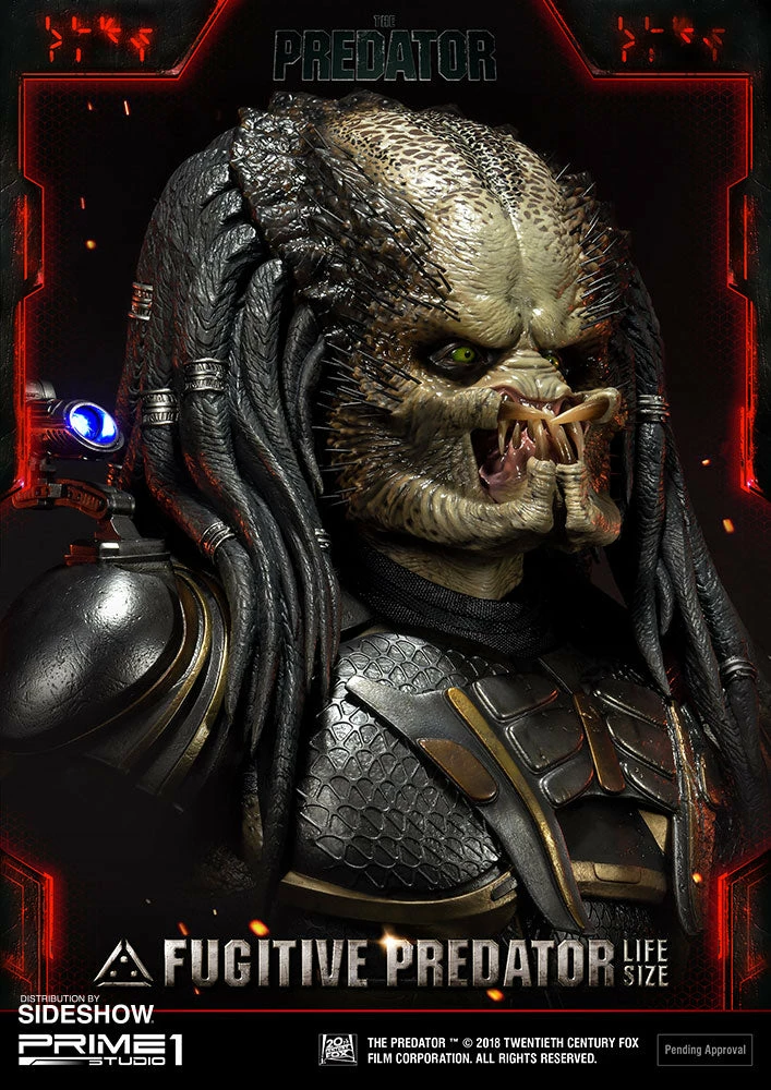 Maybang's Collectibles Prime 1 Studios Prime 1 Studio The Predator Fugitive Predator Life Size Bust Statue 2 Maybang's Collectibles Prime 1 Studios Prime 1 Studio The Predator Fugitive Predator Life Size Bust Statue
