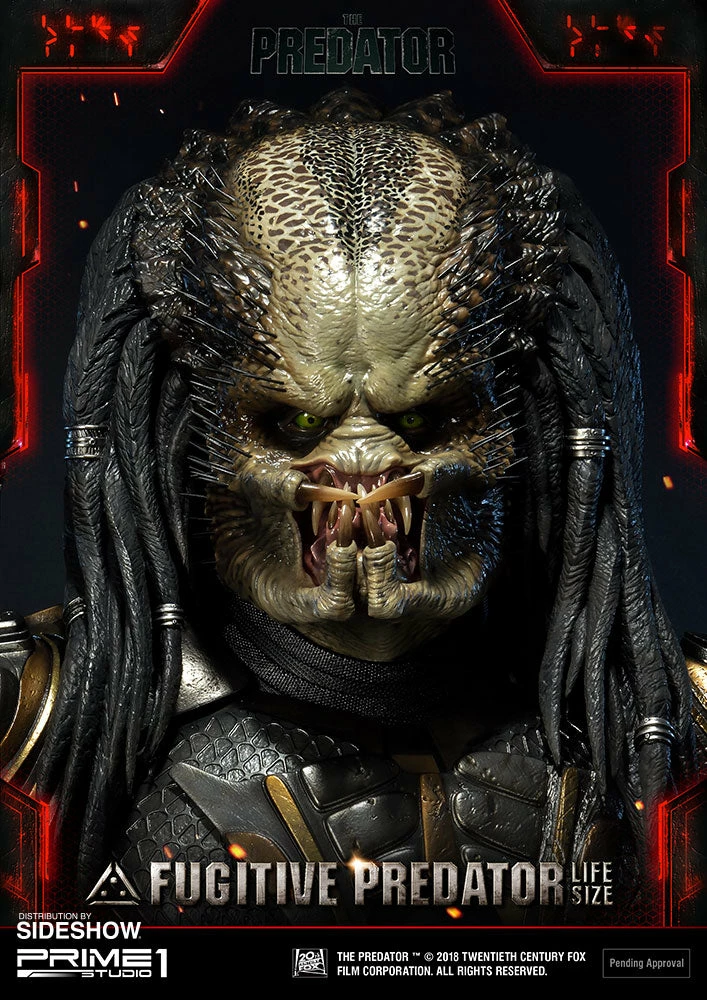 Maybang's Collectibles Prime 1 Studios Prime 1 Studio The Predator Fugitive Predator Life Size Bust Statue 4 Maybang's Collectibles Prime 1 Studios Prime 1 Studio The Predator Fugitive Predator Life Size Bust Statue