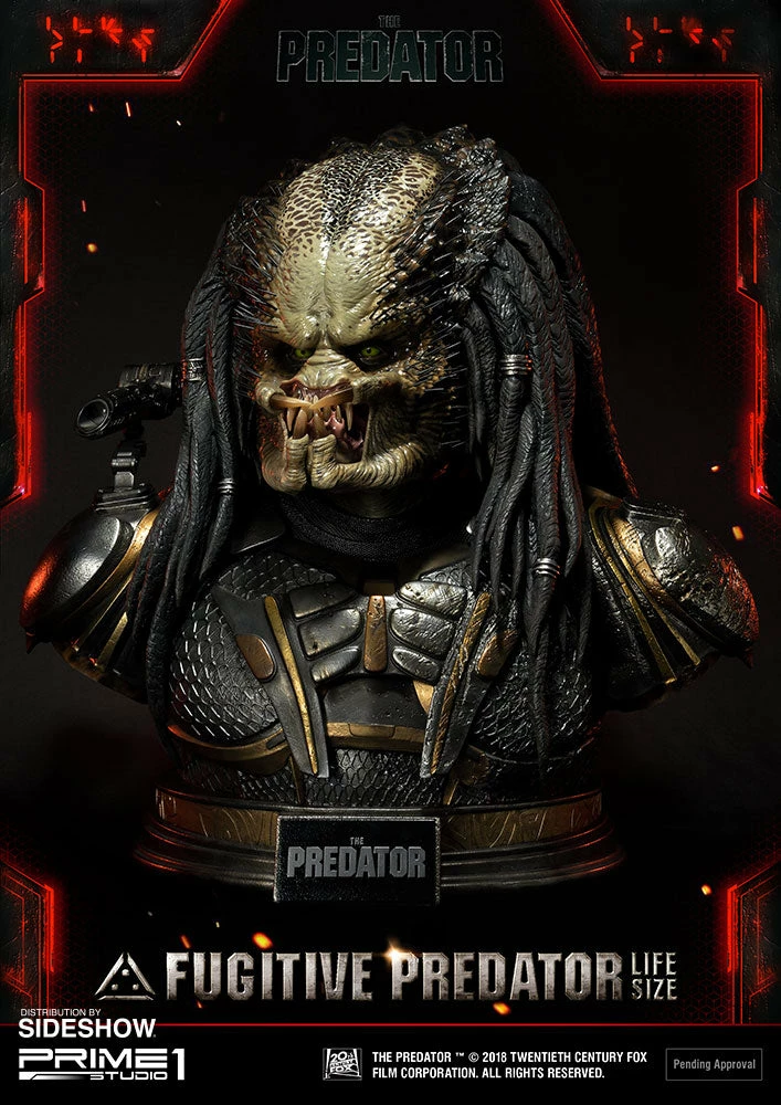 Maybang's Collectibles Prime 1 Studios Prime 1 Studio The Predator Fugitive Predator Life Size Bust Statue 5 Maybang's Collectibles Prime 1 Studios Prime 1 Studio The Predator Fugitive Predator Life Size Bust Statue