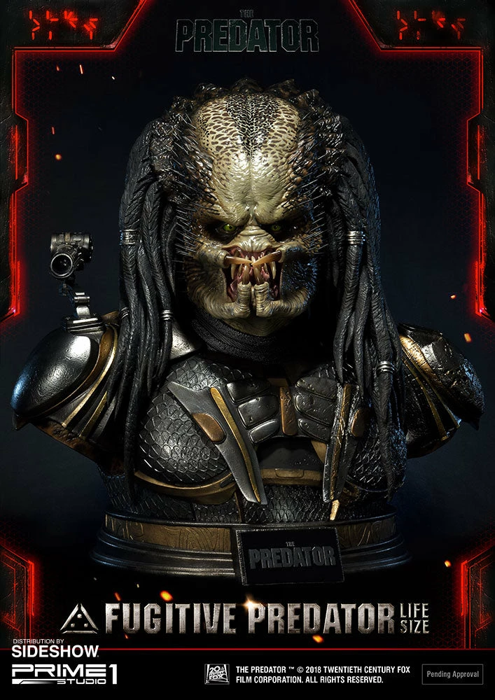Maybang's Collectibles Prime 1 Studios Prime 1 Studio The Predator Fugitive Predator Life Size Bust Statue 7 Maybang's Collectibles Prime 1 Studios Prime 1 Studio The Predator Fugitive Predator Life Size Bust Statue