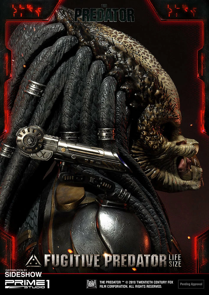 Maybang's Collectibles Prime 1 Studios Prime 1 Studio The Predator Fugitive Predator Life Size Bust Statue 17 Maybang's Collectibles Prime 1 Studios Prime 1 Studio The Predator Fugitive Predator Life Size Bust Statue