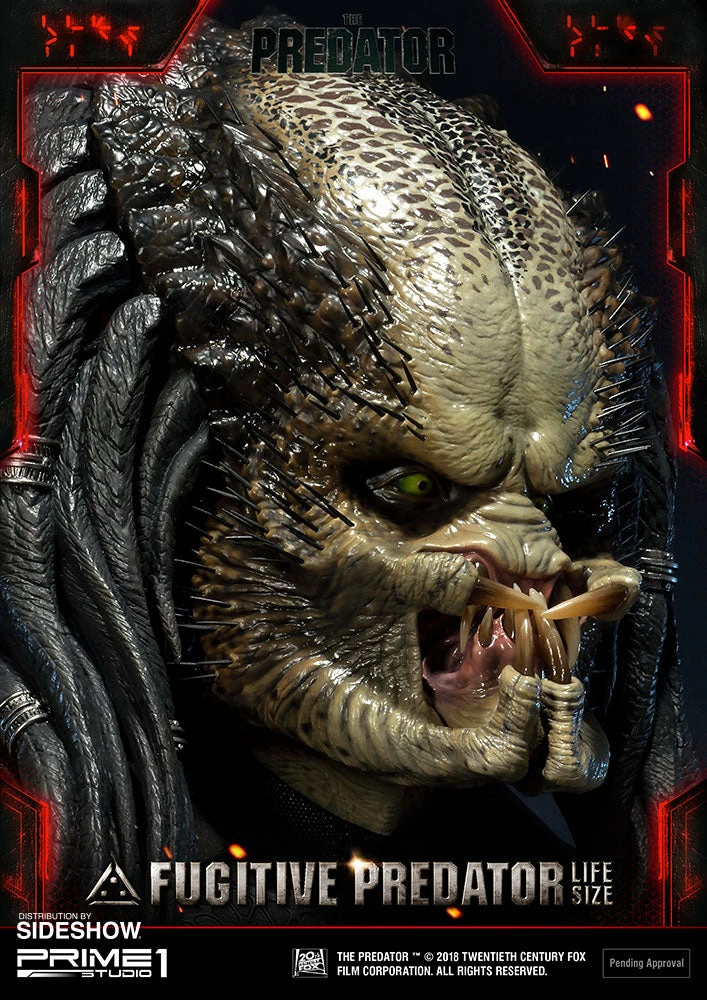 Maybang's Collectibles Prime 1 Studios Prime 1 Studio The Predator Fugitive Predator Life Size Bust Statue 19 Maybang's Collectibles Prime 1 Studios Prime 1 Studio The Predator Fugitive Predator Life Size Bust Statue