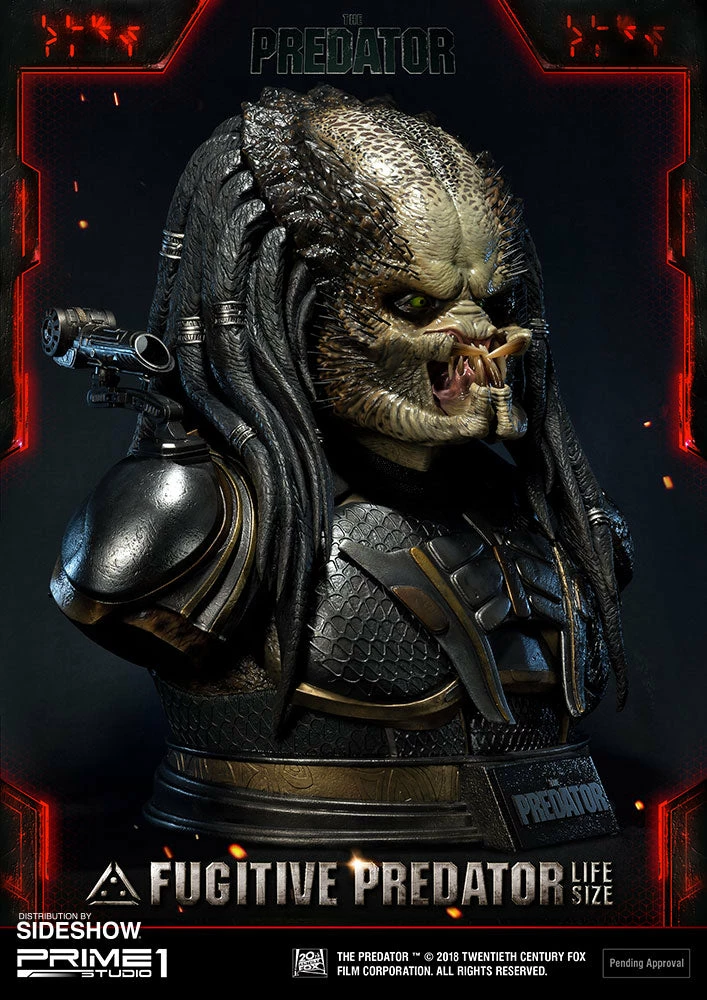 Maybang's Collectibles Prime 1 Studios Prime 1 Studio The Predator Fugitive Predator Life Size Bust Statue 20 Maybang's Collectibles Prime 1 Studios Prime 1 Studio The Predator Fugitive Predator Life Size Bust Statue