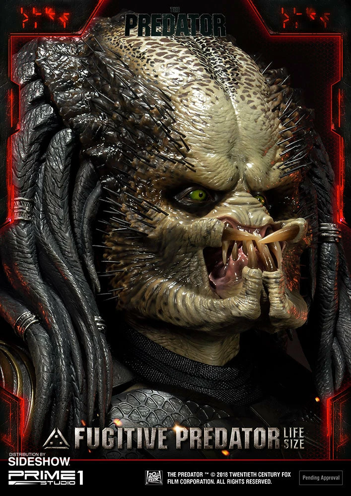 Maybang's Collectibles Prime 1 Studios Prime 1 Studio The Predator Fugitive Predator Life Size Bust Statue 21 Maybang's Collectibles Prime 1 Studios Prime 1 Studio The Predator Fugitive Predator Life Size Bust Statue