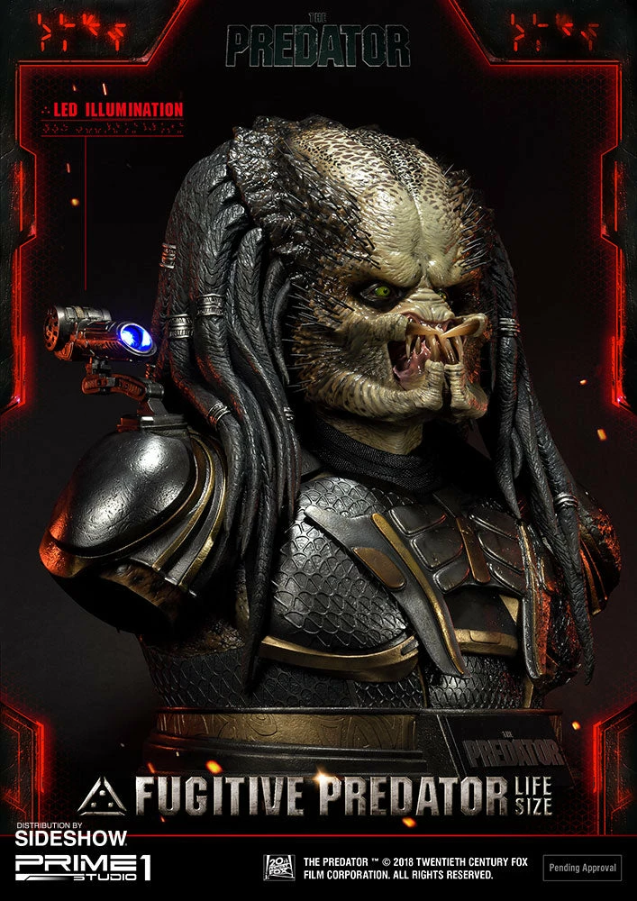 Maybang's Collectibles Prime 1 Studios Prime 1 Studio The Predator Fugitive Predator Life Size Bust Statue 22 Maybang's Collectibles Prime 1 Studios Prime 1 Studio The Predator Fugitive Predator Life Size Bust Statue