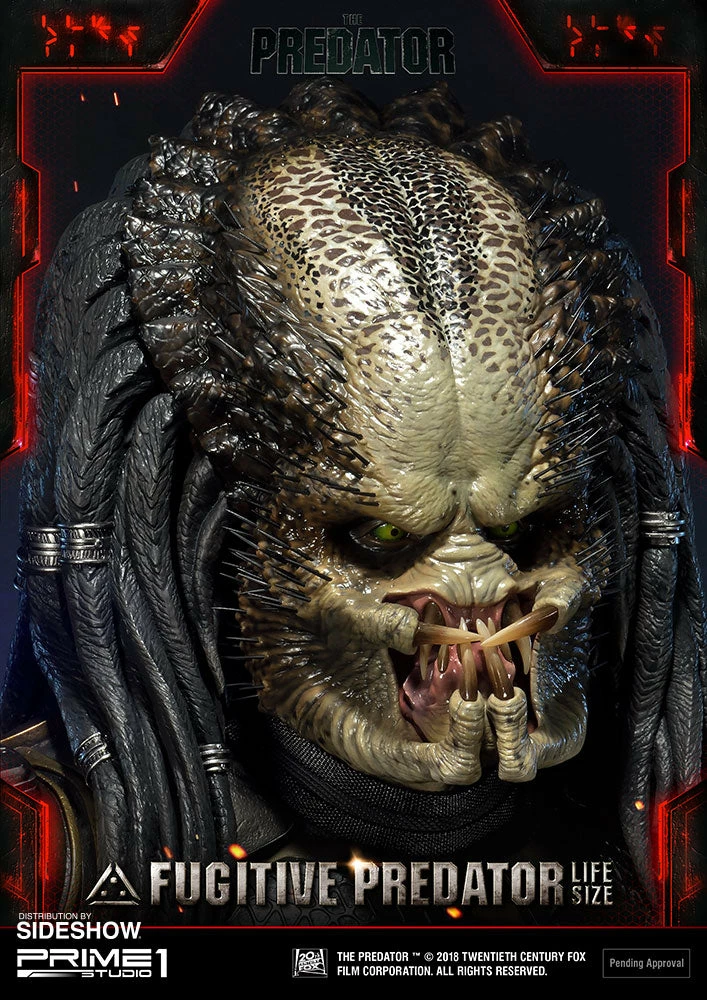 Maybang's Collectibles Prime 1 Studios Prime 1 Studio The Predator Fugitive Predator Life Size Bust Statue 23 Maybang's Collectibles Prime 1 Studios Prime 1 Studio The Predator Fugitive Predator Life Size Bust Statue