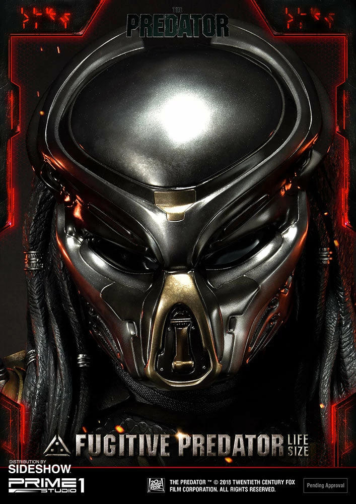Maybang's Collectibles Prime 1 Studios Prime 1 Studio The Predator Fugitive Predator Life Size Bust Statue 25 Maybang's Collectibles Prime 1 Studios Prime 1 Studio The Predator Fugitive Predator Life Size Bust Statue