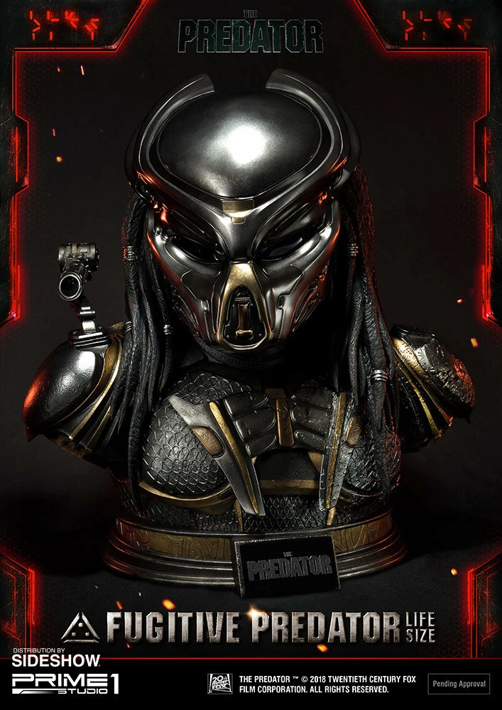 Maybang's Collectibles Prime 1 Studios Prime 1 Studio The Predator Fugitive Predator Life Size Bust Statue 26 Maybang's Collectibles Prime 1 Studios Prime 1 Studio The Predator Fugitive Predator Life Size Bust Statue
