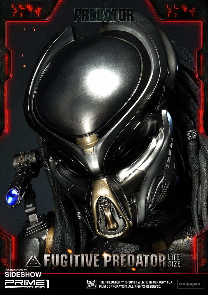 Maybang's Collectibles Prime 1 Studios Prime 1 Studio The Predator Fugitive Predator Life Size Bust Statue 27 Maybang's Collectibles Prime 1 Studios Prime 1 Studio The Predator Fugitive Predator Life Size Bust Statue